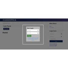 Joomla Pop-up Login