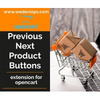 Previous next product buttons