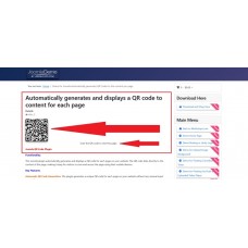 Joomla Auto generates QR codes to content Plugin