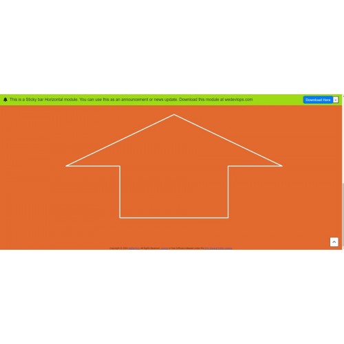 Sticky Horizontal Floating Bar