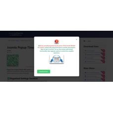 Popup Timer Display PRO version for Joomla
