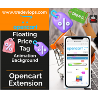 Floating Price Tag Animation Plugin for Opencart