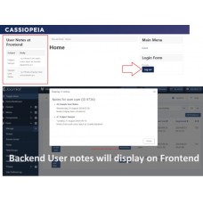 Joomla front end User Notes display