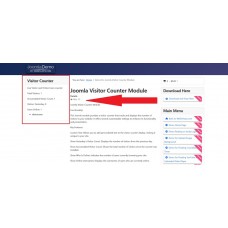 Joomla Visitor Counter Module
