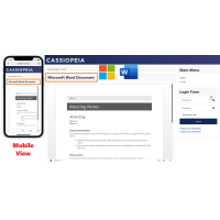 Microsoft Word Document in Joomla