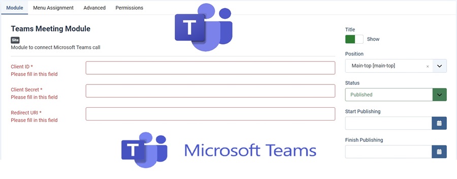 joomla module for microsoft teams