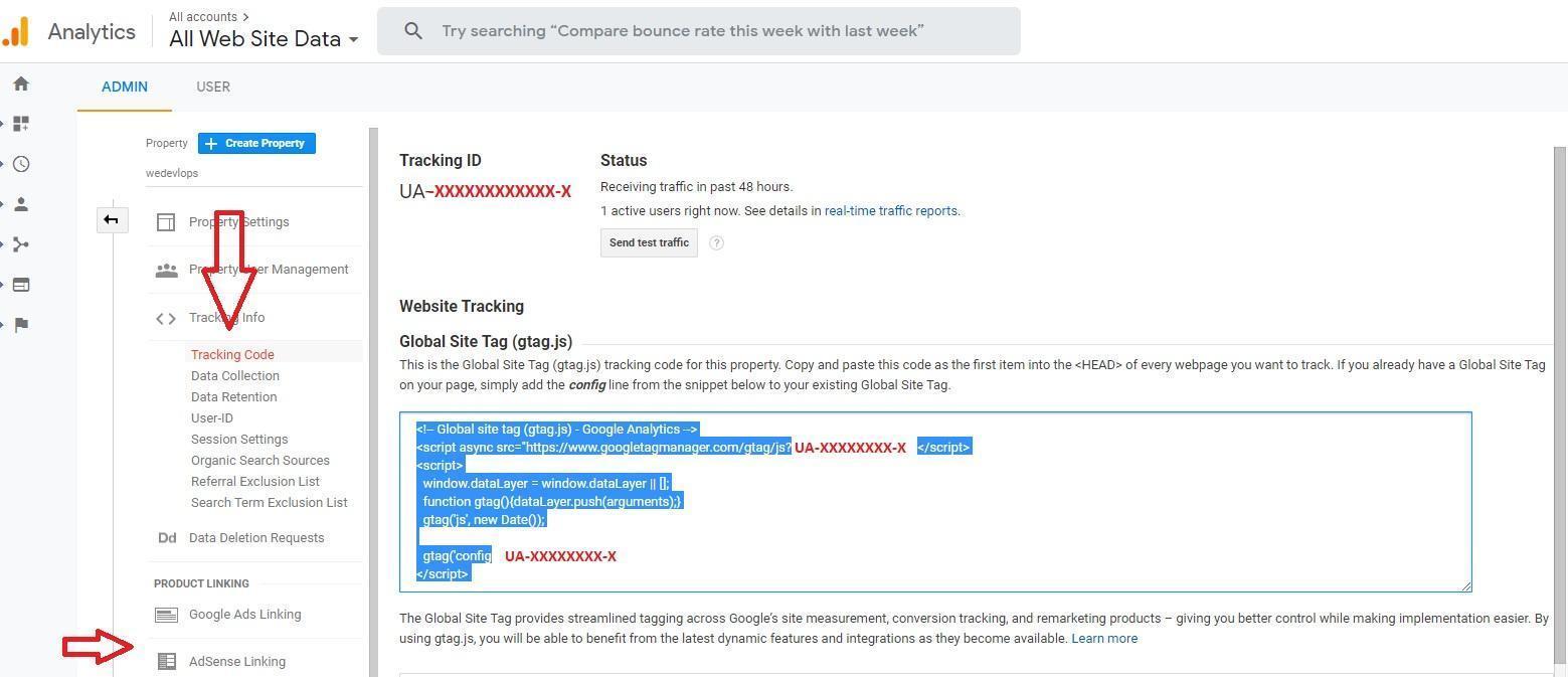 google analytics and ads linking