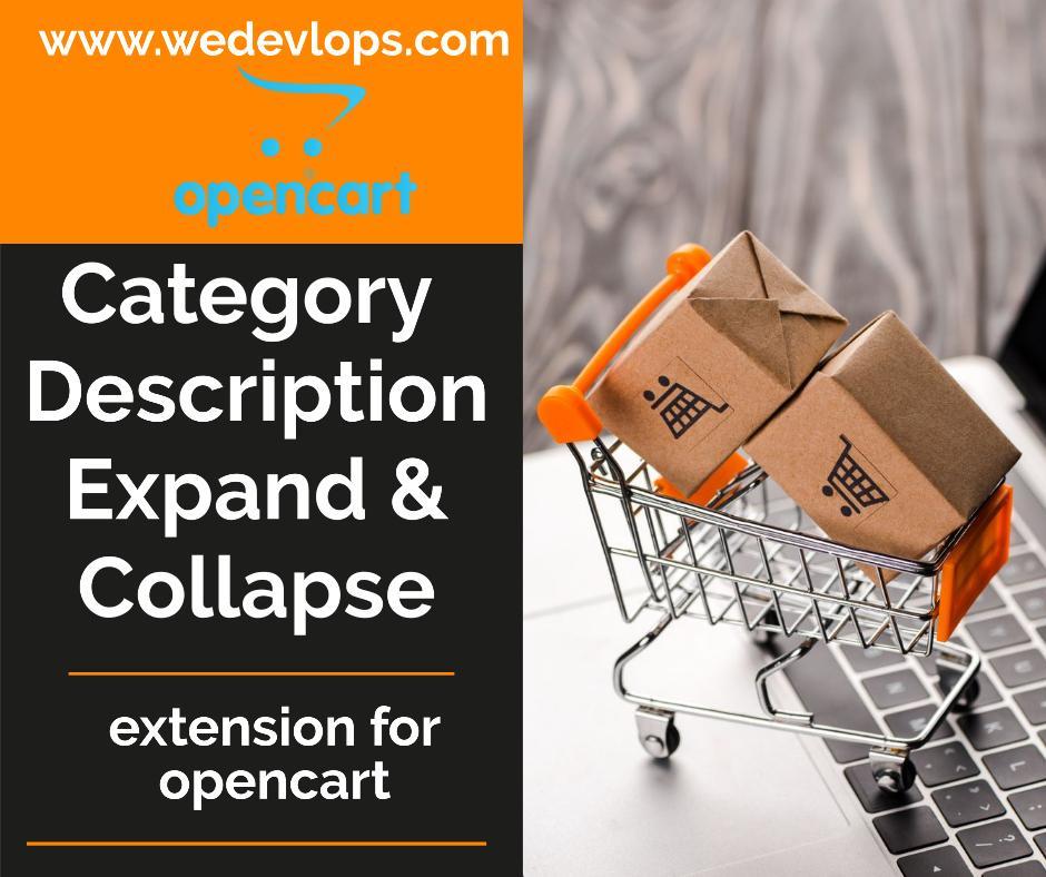 Category Description Expand & Collapsefor Opencart
