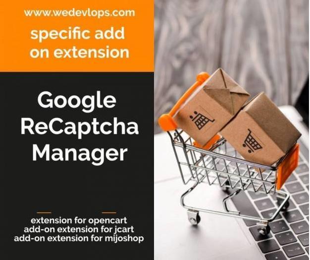 Google ReCaptcha Managerfor Opencart