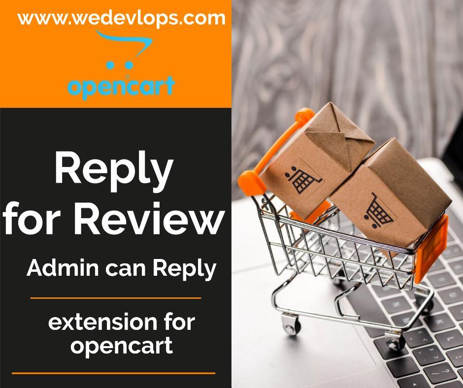 Reply for Reviewfor Opencart